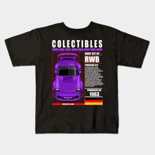 RWB PORSCHE 911 -PURPLE Kids T-Shirt